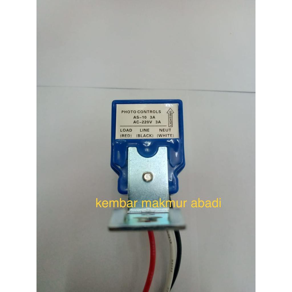 Photocell / sensor cahaya / fotosel 3A, 6A,10A - 3A - 3A