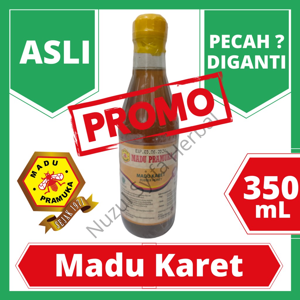 

MADU PRAMUKA ASLI Madu Karet Madu Pramuka Karet 350 ml