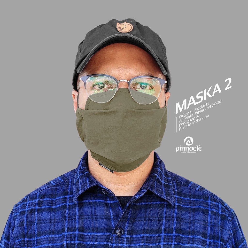 Pinnacle MASKA 2 Olive - Masker Non Medis