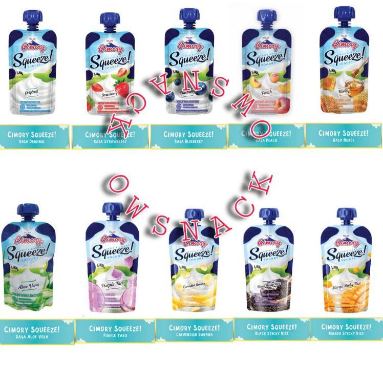 

Super Sale TESM7 CIMORY SQUEEZE YOGURT MANGO STICKY RICE PURPLE TARO BLACK STICKY RICE CAVENDISH BAN