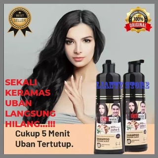 PROMO*TERBARU#CULTUSIA Shampoo Original Black  Extra Jahe & Minyak Zaitun /Shampo Herbal Penutup Uba