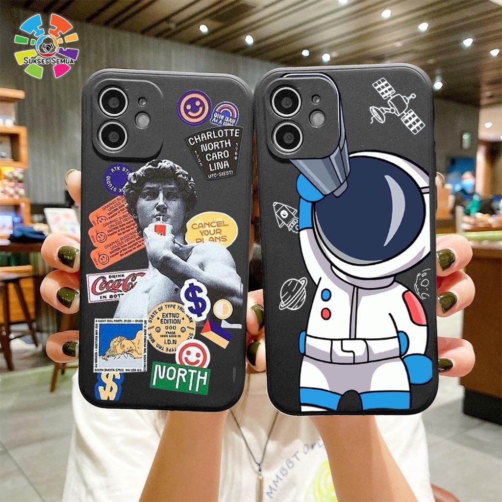 CASE CASING SOFTCASE SILIKON MACARON PELINDUNG KAMERA AESTHETIC OPPO VIVO SAMSUNG XIAOMI REALME IPHO