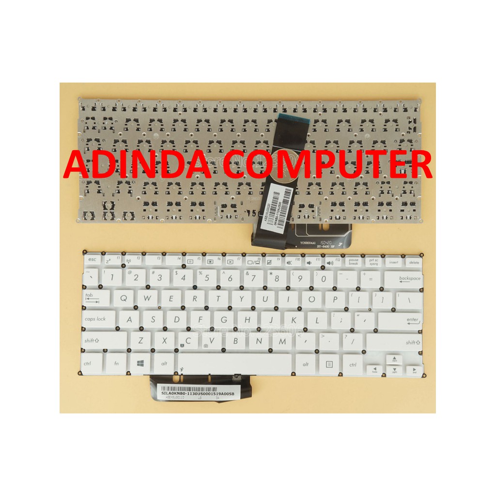 Keyboard Asus Vivobook X200 X200CA X200MA X200LA F200CA F200MA Putih White