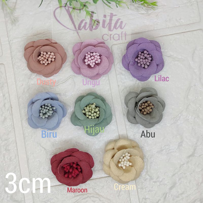 Aplikasi Bunga Suede.Bunga suede kode BA