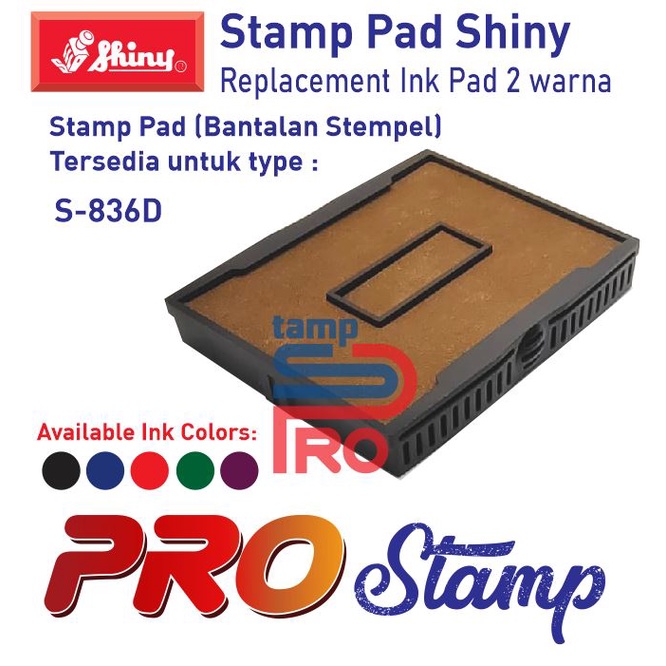 

Replacement Ink Pad Shiny / S-836D / ORIGINAL