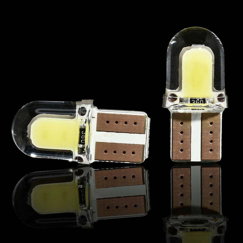 Lampu LED COB Mobil AUGUSTINA Putih 10PCS 4lampu Sein SMD W5W DC 12V