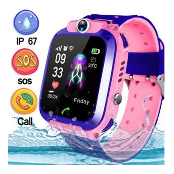 JAM TANGAN ANAK IMO SMARTWATCH AIMO ANTI AIR / JAM EMO WARNA PINK