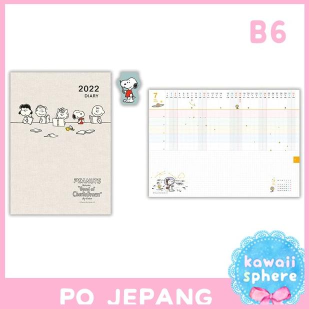 

Snoopy Planner 2022 Size A5 / B6 | Hallmark Monthly Planner Diary