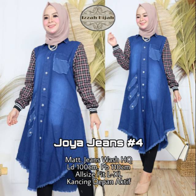 Joya Denim Tunik Casual Limited