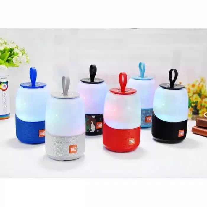 Speaker Music Box Portable Wireles JBL TG608 Lampu LED Bunglon Bluetooth