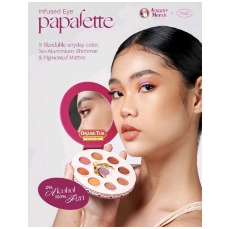 ✨TERBARU EYESHADOW OT X MAD (EYESHADOW ORANG TUA ANGGUR MERAH)