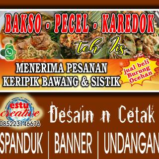  Spanduk  Jualan Gorengan desain  spanduk  keren