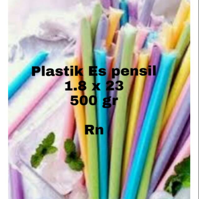 

Plastik Es Pensil 1,8 x 23 Kemasan 500 gr