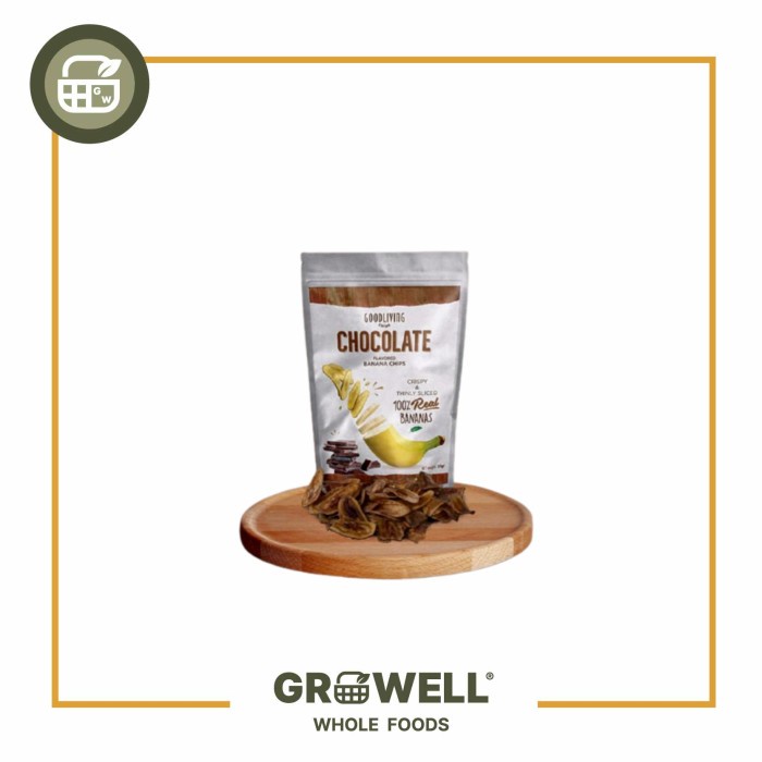 

Goodliving Chips Banana Chips Chocolate 55Gr