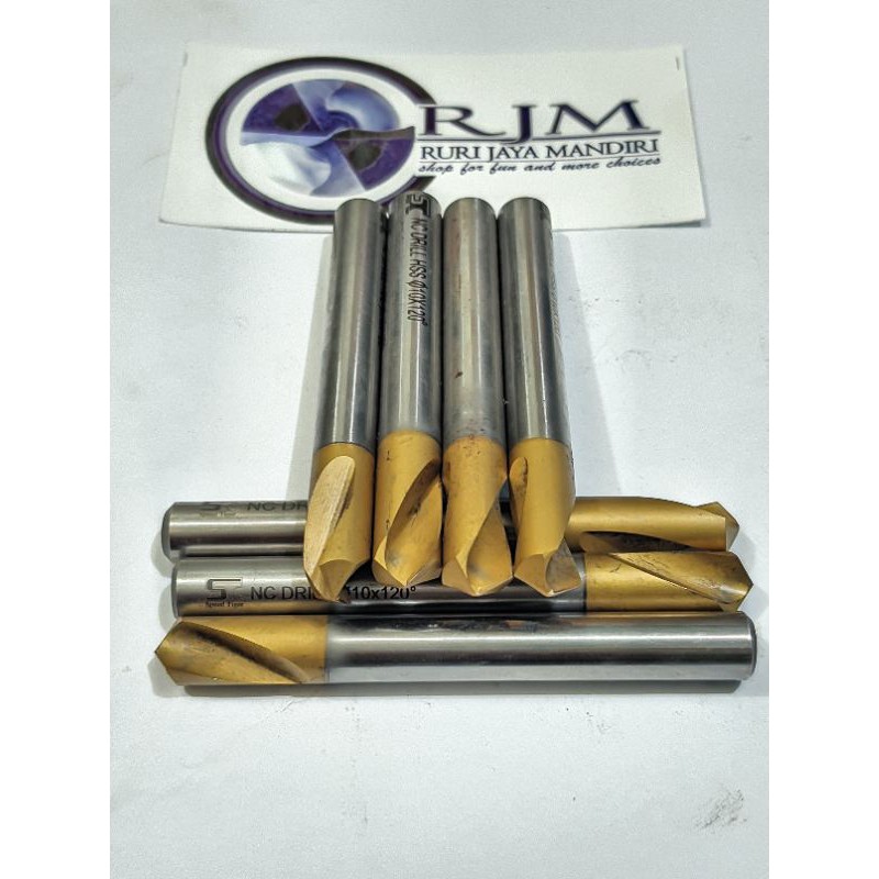NC drill.spot drill.senter bor.champer  HSS 10x120°