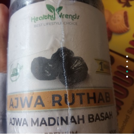

Kurma Ajwa Ruthob 500 Gram