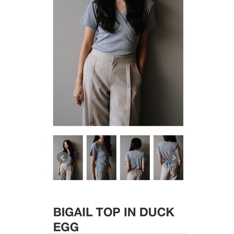 Maven Bigail Top Duck Egg