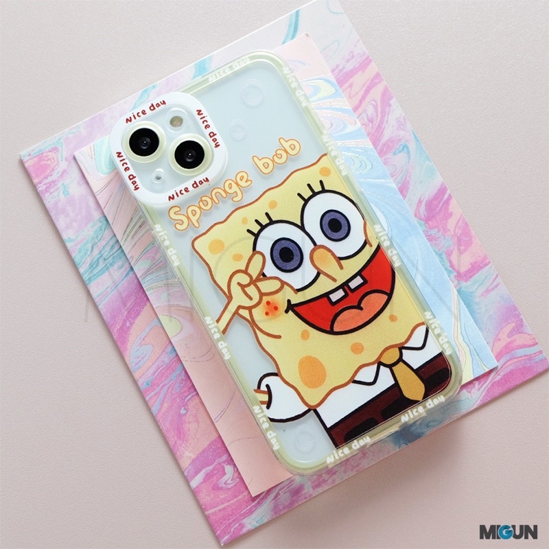 New! SpongeB*b Case - Softcase fullcover for iPhone 7 8 SE2020 7+ 8+ X XS XR XSMAX 11 12 13 MINI PRO PROMAX