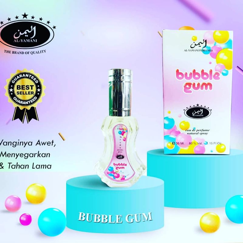 Parfum AL YAMANI Spray 35ml Aroma Bubble Gum