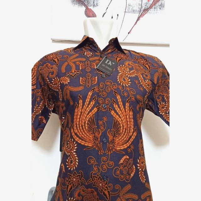 BATIK KATUN PRINTING PRIA DEVONZO TRENDY LENGAN PENDEK