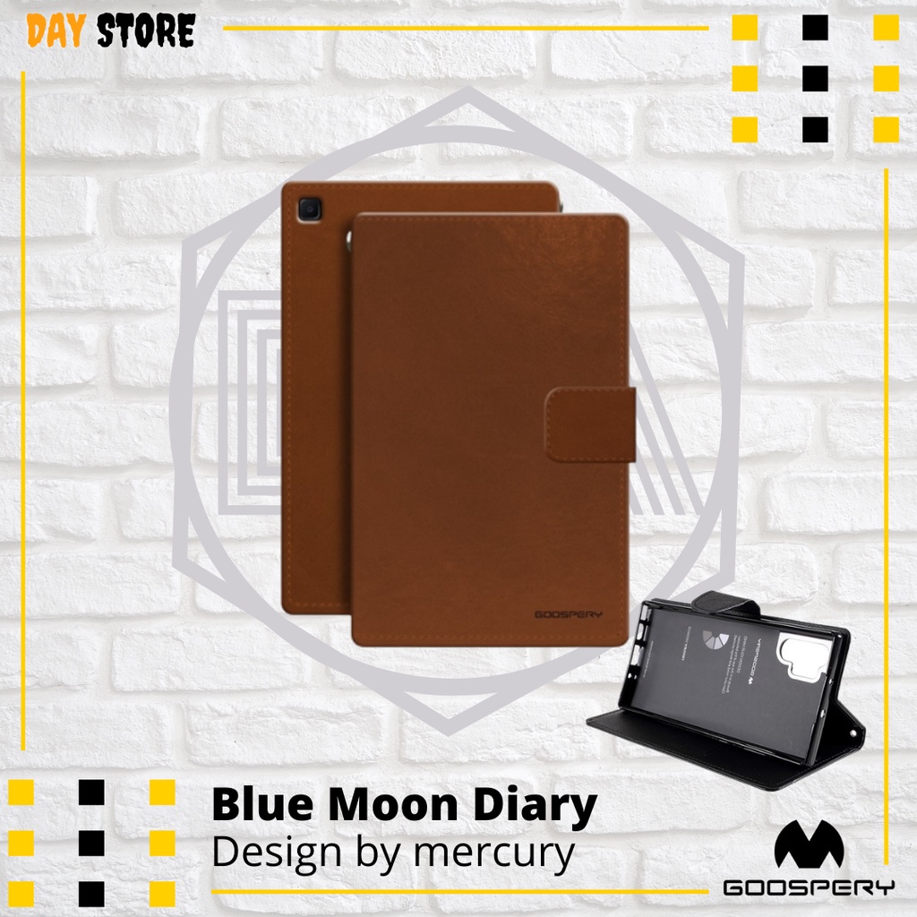 Flip Case Samsung Galaxy TAB S6 LITE TAB S6 TAB S5 E TAB S4 10.5 Bluemoon Diary Flip Wallet Mercury 