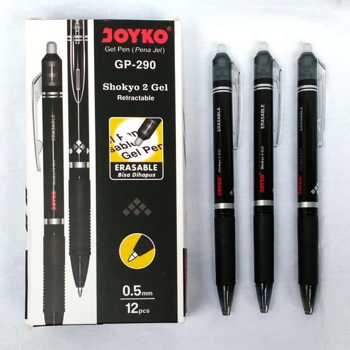 

PULPEN JOYKO SHOKYO 2 GEL GP-290 ERASABLE CLIKER PER LUSIN