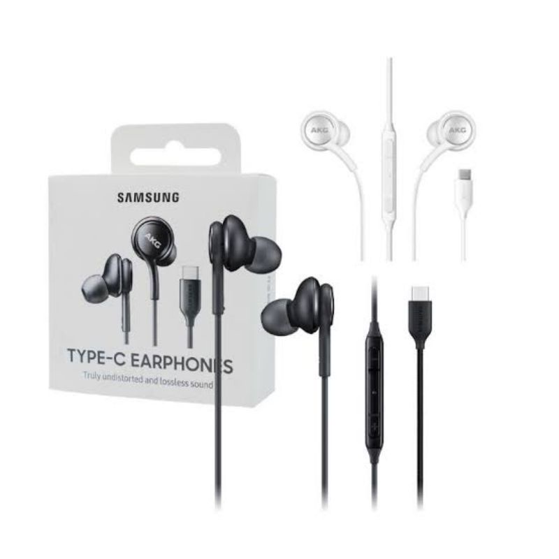 VDIC227 Headseat Earphone TYPE C Samsung Tune By AKG S-E-I-N ORIGINAL Untuk Samsung S22 S22+ S22ULTRA S21 S21+ S21ULTRA S20 S20+ S20 ULTRA S20FE S21FE Z FLip ZFLIP 3 ZFold Z Fold 3 2 Galaxy SETEREO Earphones Head Set Headset-EO-IG955 - Black ULTRA Plus FE