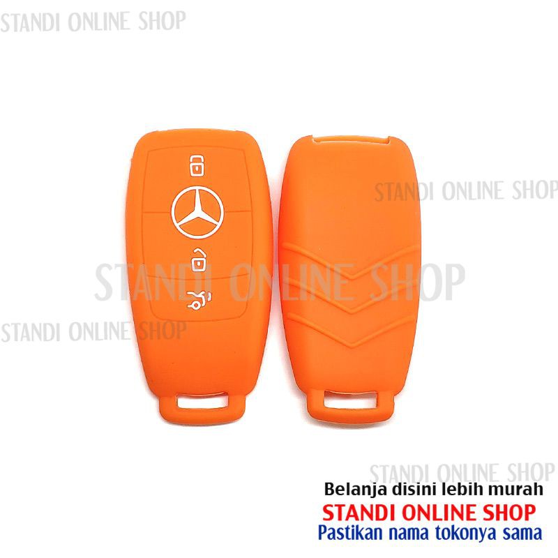 Kondom Kunci Silikon Remote Cover Smartkey New Mercedes Benz Mercy