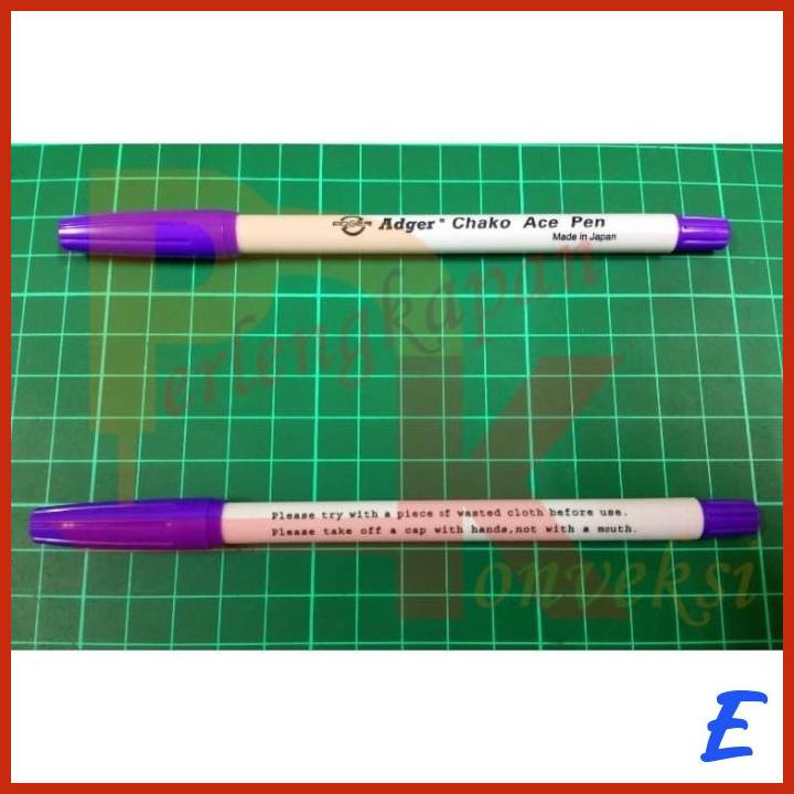 

A90 V Spidol Penanda Kain Erasable Fabric Marker Adger Chako Ace Pen