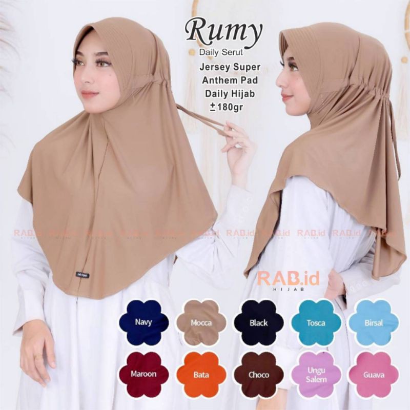 Rumy Daily Serut Jilbab by RAB Hijab