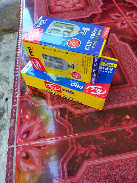 Spray Gun Spraygun H&l F75g F75 Tabung Atas