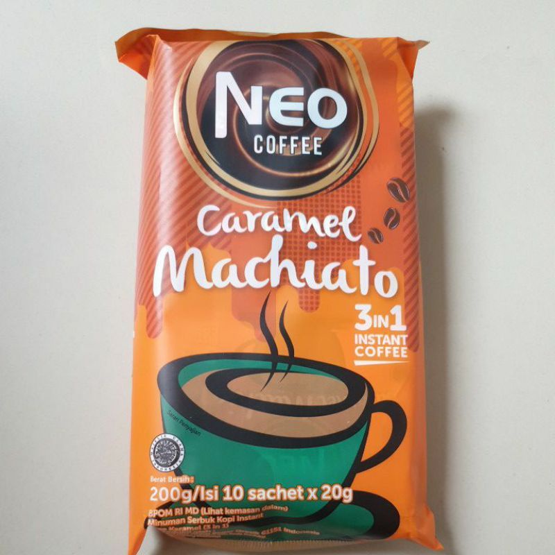 Neo coffee caramel machiato isi 10 sachet