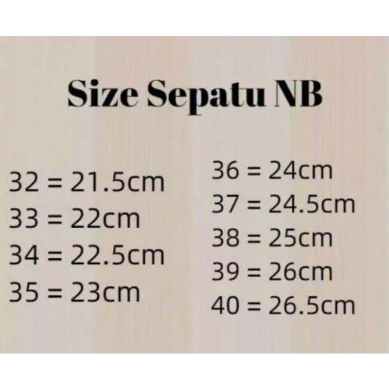 sepatu bot prepet nb terbuat bahan kampas asli ukuran 28-35