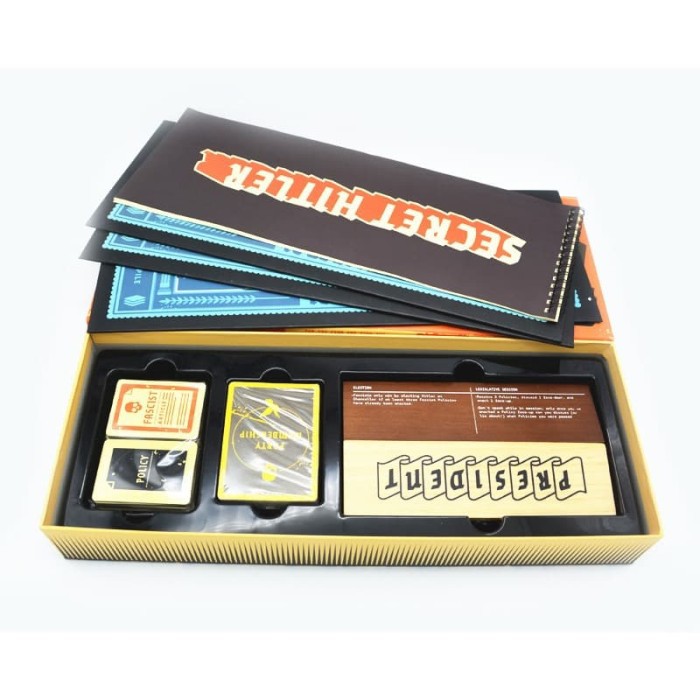 Secret Hitler Board Game - ANTI HUMAN CARD Board Games Card Game NEW READY STOCK