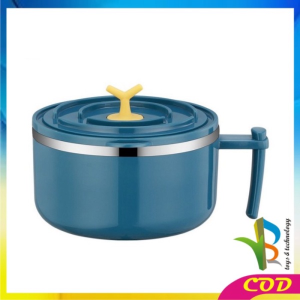 

Jual RB-C380 Mangkok Mie Instan Mangkok Cangkir Sup Kuah Stainless Steel - BIRU TEAL Murah