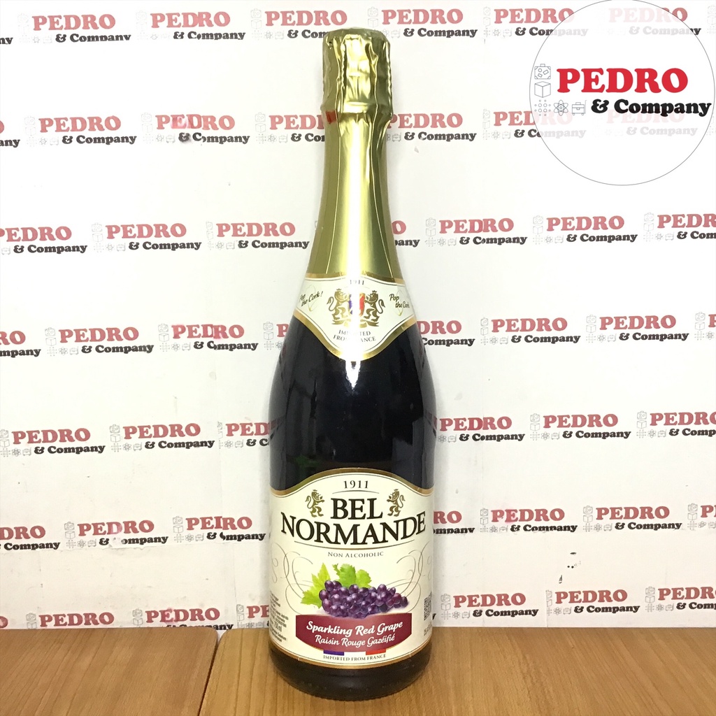 

Bel normande sparkling red grape 750 ml - anggur merah non alcoholic drink