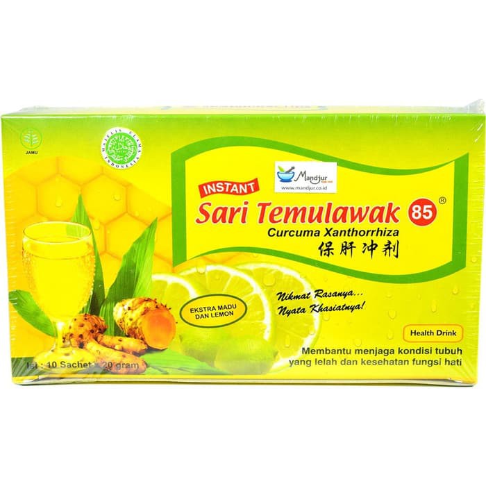 

Temulawak 85 Instan Plus Madu Lemon