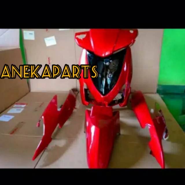 Body halus full set vario 110 karbu merah