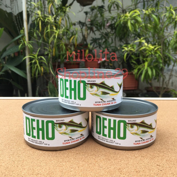 

asa457a Murah - Deho Tuna Kaleng 180Gr / Tuna Chank In Oil Xa20X1