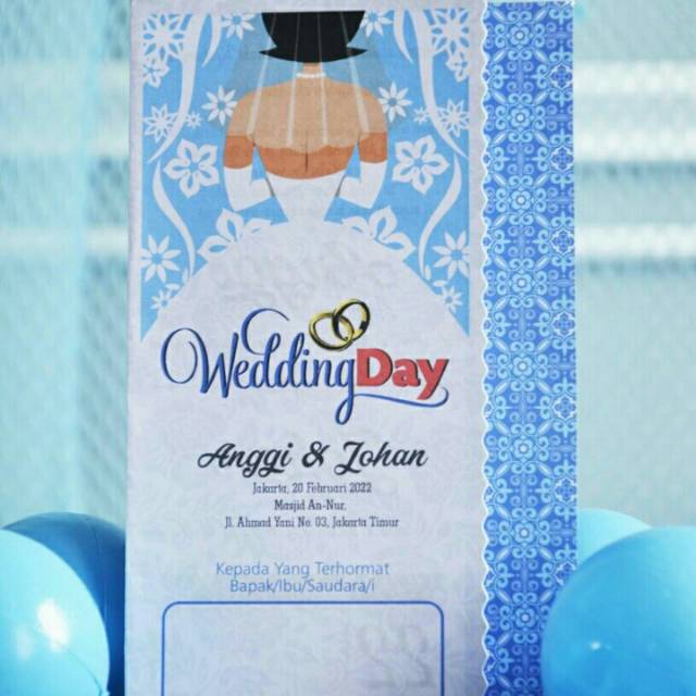 

100biji Undangan feliz 18 - blangko undangan - kertas Undangan