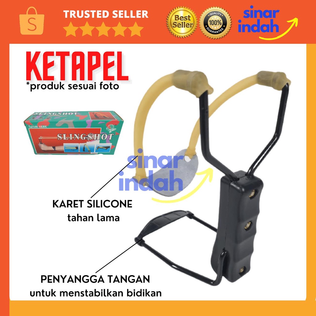 Ketapel Karet Ketapel Slingshot Rubber Slingshot Flatband Bahan ABS MEDAN