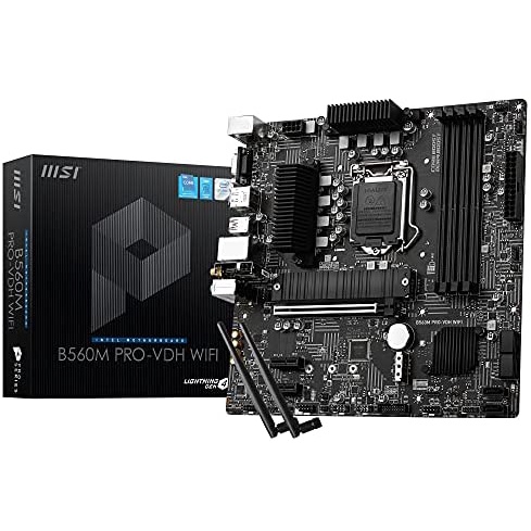 MSI B560M PRO - VDH WIFI Motherboard Intel B560 LGA 1200 Micro ATX