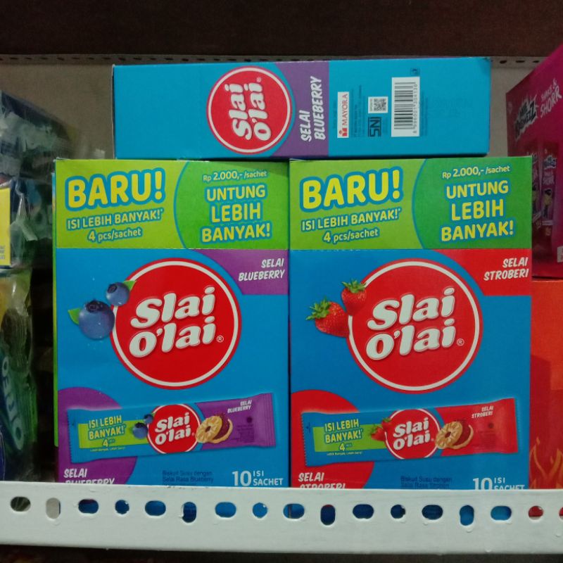 

Slai Olai 1 box isi 10 pcs (4 pcs/sachet)