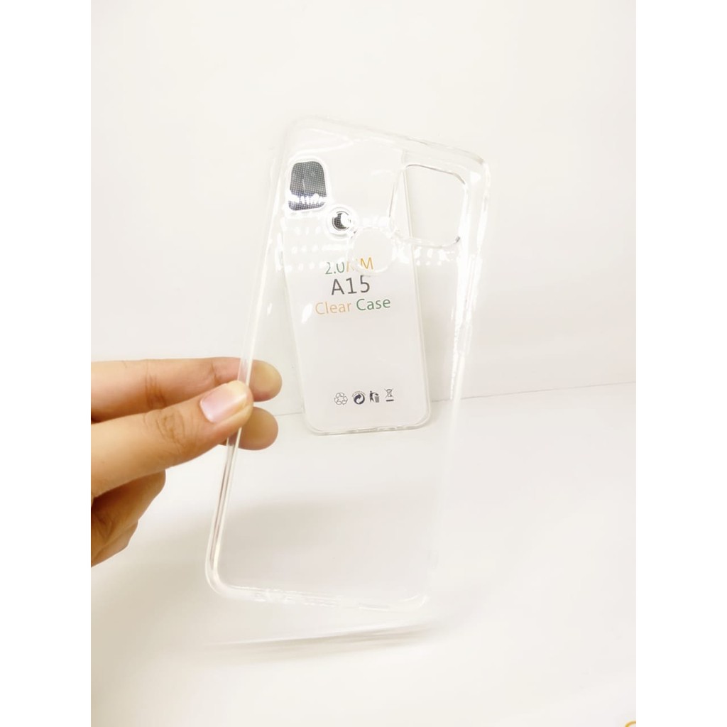 Soft Case OEM Transparan Oppo A15 6.52 Inchi Clear Ultra Thin TEBAL 2.0mm SUPER CLEAR