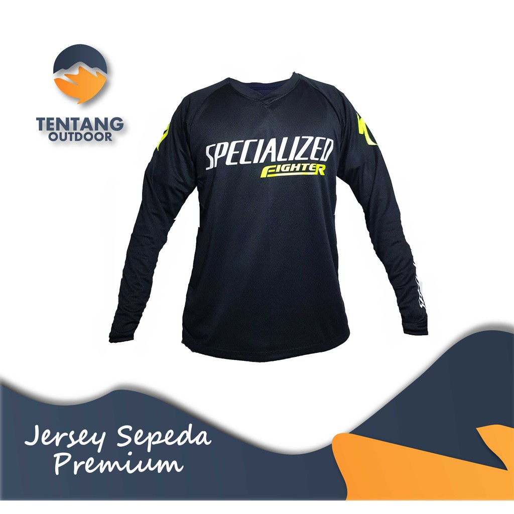 PREMIUM Jersey Downhill Sepeda FOX Baju Kaos F005 MTB Cross Shopee