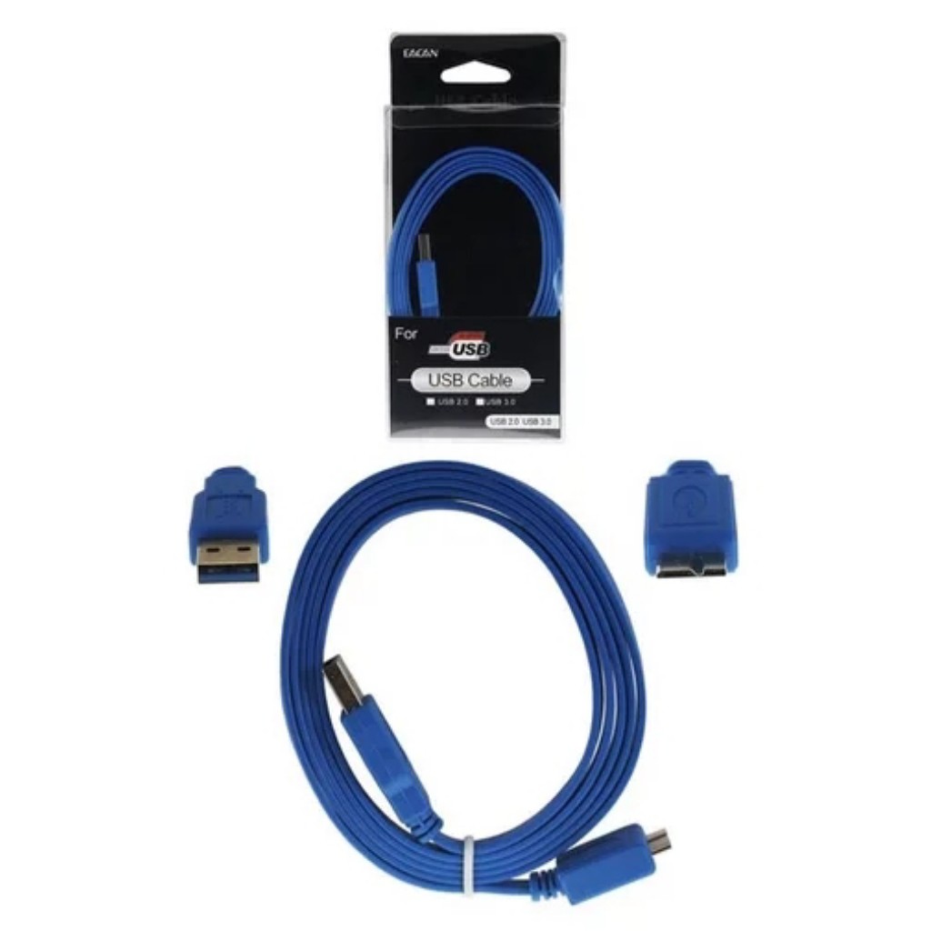 Kabel Flat USB 2.0 USB 3.0 1.5M Eacan