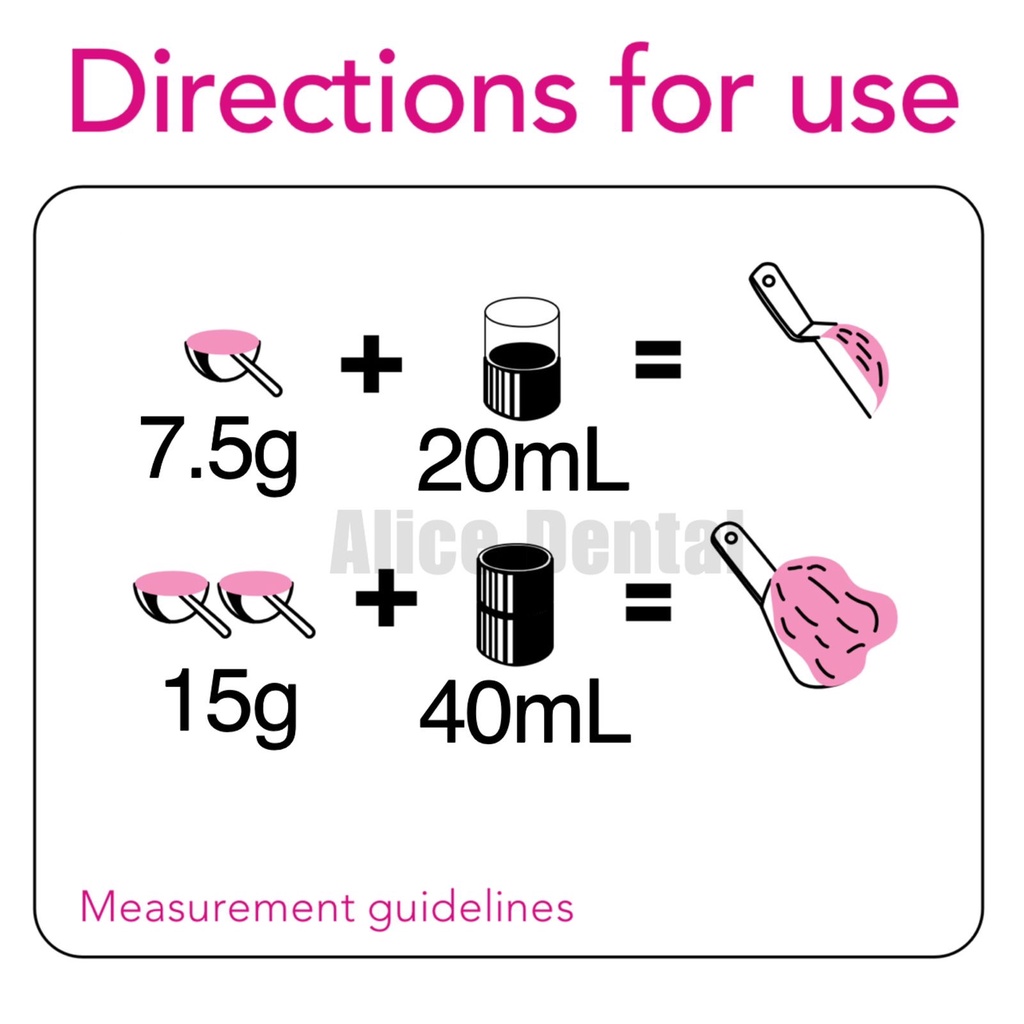 Sendok takar alginat gelas ukur alginate measuring cup takaran dental alginat