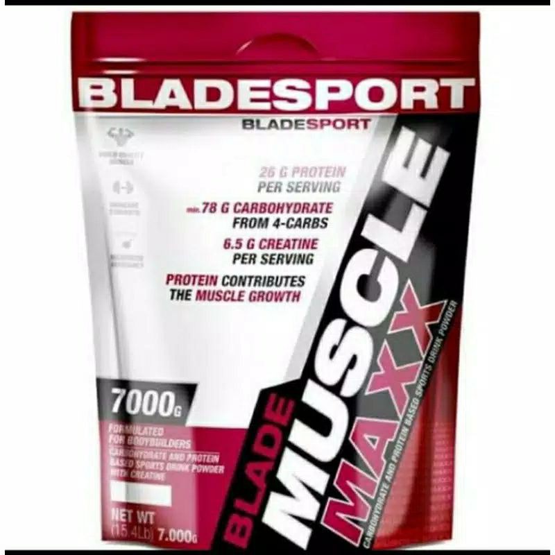 Bladesport Musclemaxx 7000gram 15 lbs Weight Gainer Mass BPOM