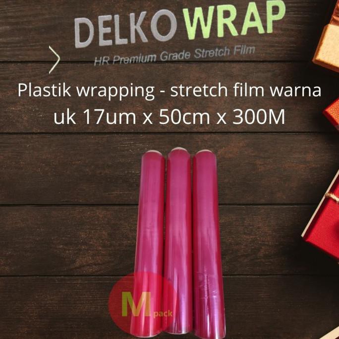 

FALSH SALE Plastik wrap - plastik wrapping barang uk 50cm x 300m delkowrap ready