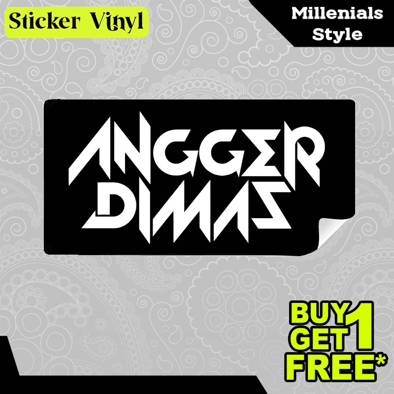 

Stiker Sticker Angger Dimas Musisi Indonesia Desain Keren dan Kekinian Aesthetic Bahan Vinyl Satuan Anti Air